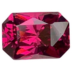 2.10 Carat Natural Loose Reddish Pink Garnet Scissors Cut Madagascar's Gemstone