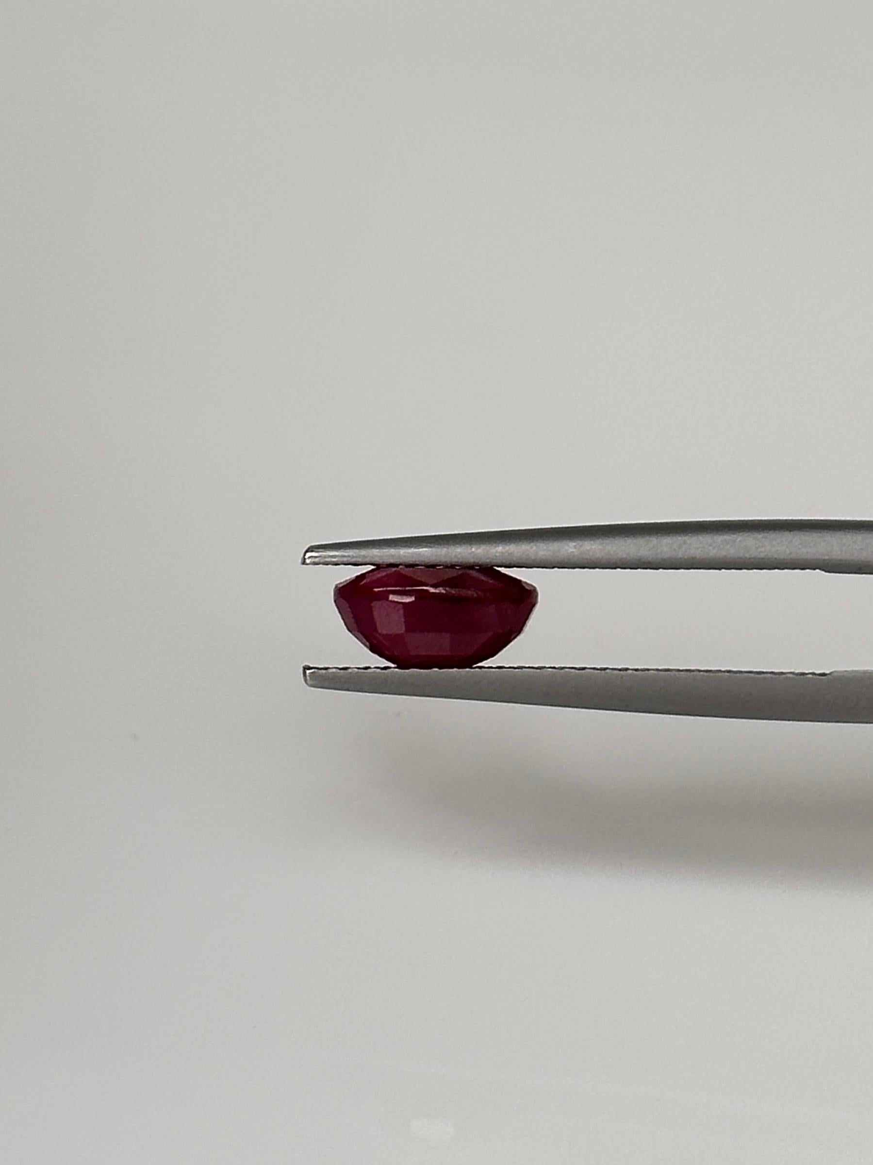2.10 Carat Treated Ruby For Sale 2
