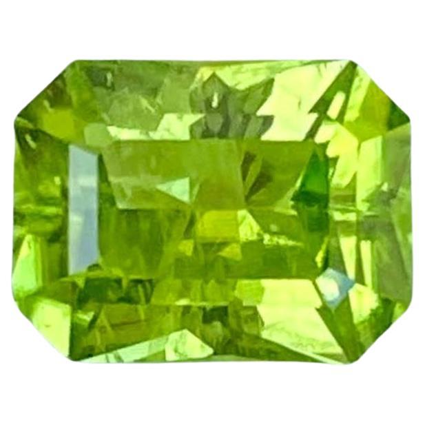 2.10 carats Green Peridot Stone Custom Precision Cut Pakistani Gemstone