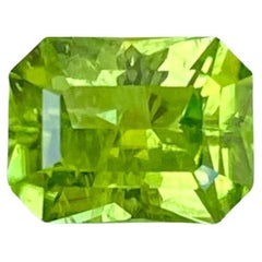 2.10 carats Green Peridot Stone Custom Precision Cut Pakistani Gemstone