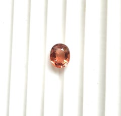 2.10 Carats Peach Tourmaline Faceted Oval Cut stone Top Quality Natural Gemstone