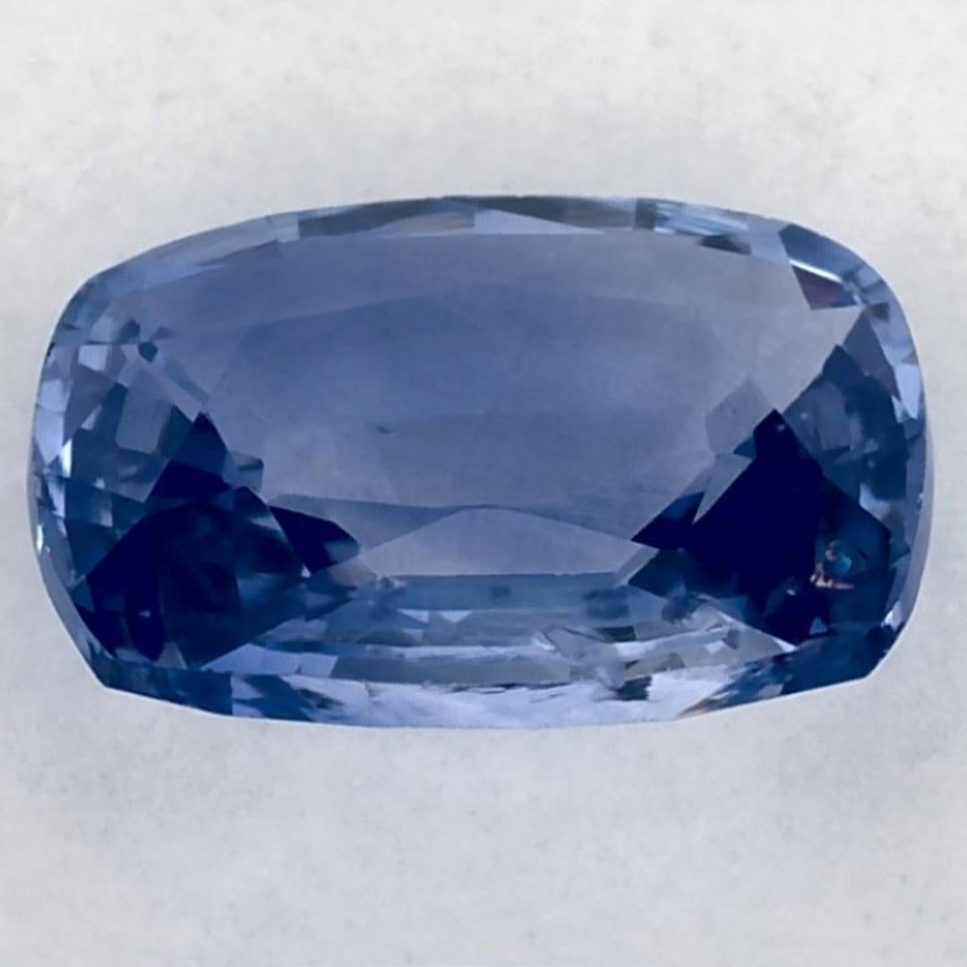 2.10 Ct Blue Sapphire Cushion Certified Loose Gemstone (pierre précieuse en vrac) Neuf - En vente à Fort Lee, NJ