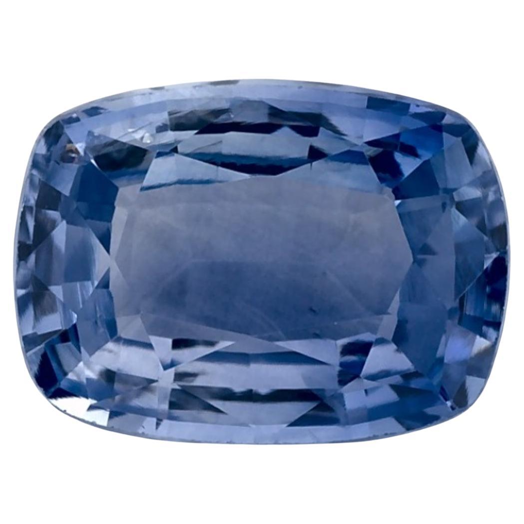 2.10 Ct Blue Sapphire Cushion Certified Loose Gemstone (pierre précieuse en vrac)