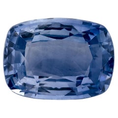 2.10 Ct Blue Sapphire Cushion Certified Loose Gemstone (pierre précieuse en vrac)