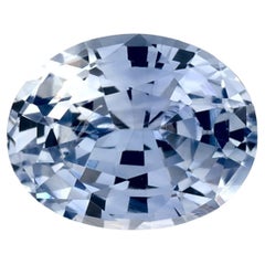 2.10 Ct Blue Sapphire Oval Certified Loose Gemstone (Saphir bleu ovale certifié)