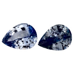 2.10 Ct Blue Sapphire Pear Loose Gemstone