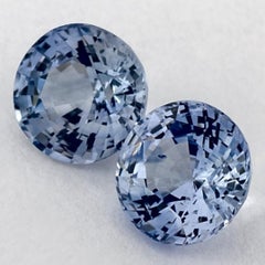 2.10 ct Zafiro Azul Redondo Gema Suelta