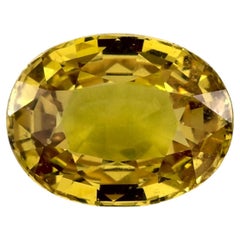 2.10 Ct Yellow Sapphire Oval Loose Gemstone