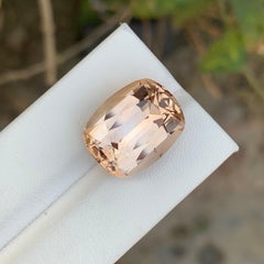 21.00 Carat Natural Loose Golden Topaz Cushion Cut Gemstone