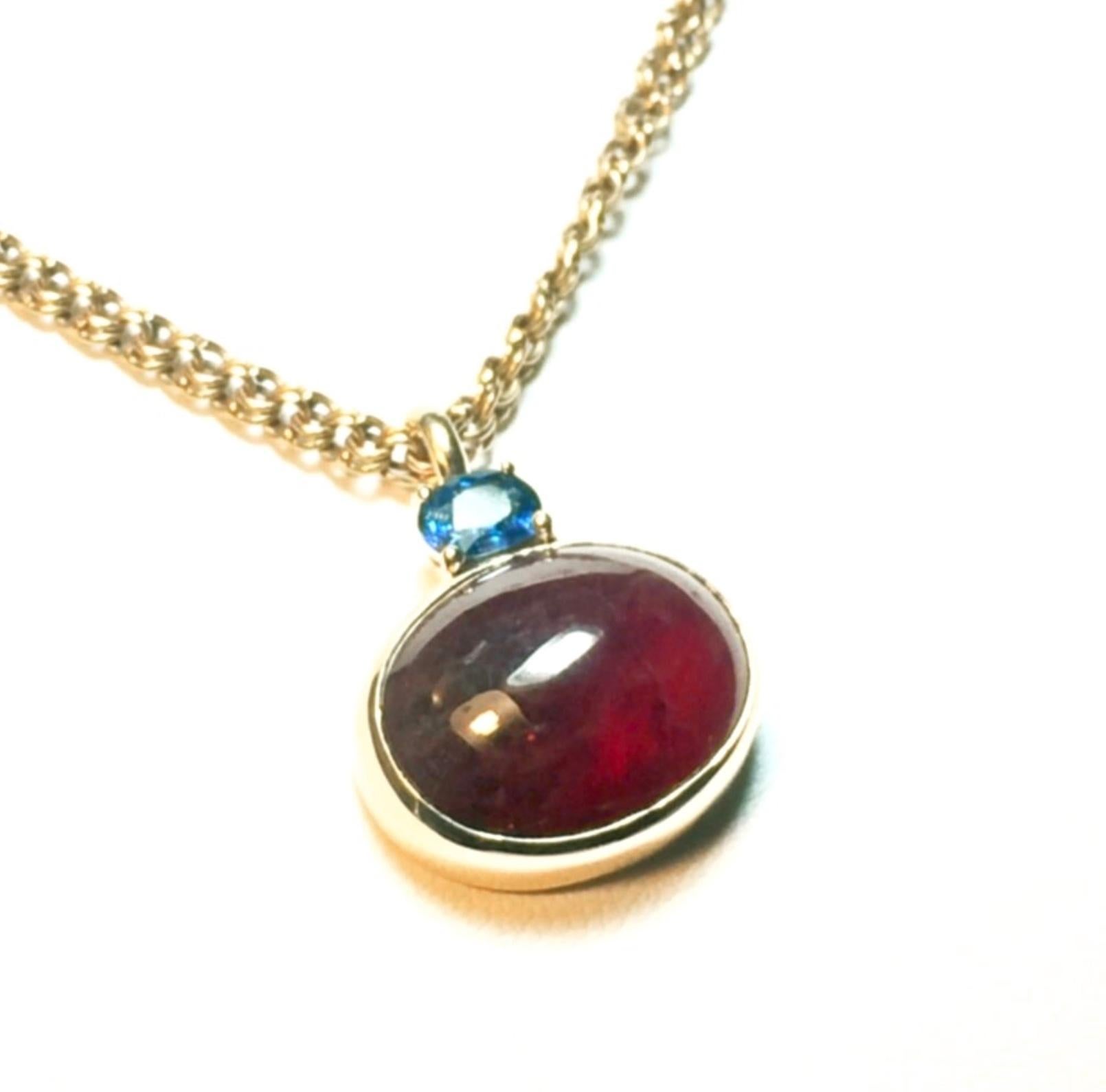Women's Red and Blue Sapphire 