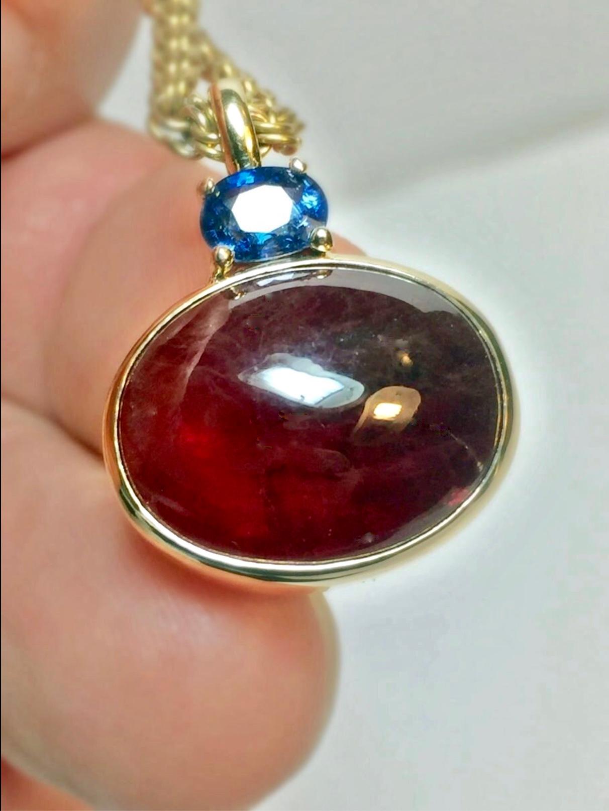Red and Blue Sapphire 