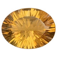 21.05 Carat Natural Loose Honey Citrine Oval Shape Gemstone (pierre précieuse de forme ovale)