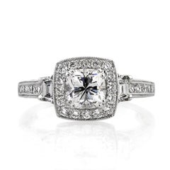 2.10ct Cushion Brilliant Diamond Engagement Ring