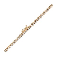 2.10ct Round Brilliant Cut Diamond Tennis Bracelet