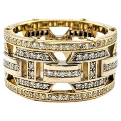 Rockford Ring mit 2,10 Karat Diamant aus zweifarbigem Gold