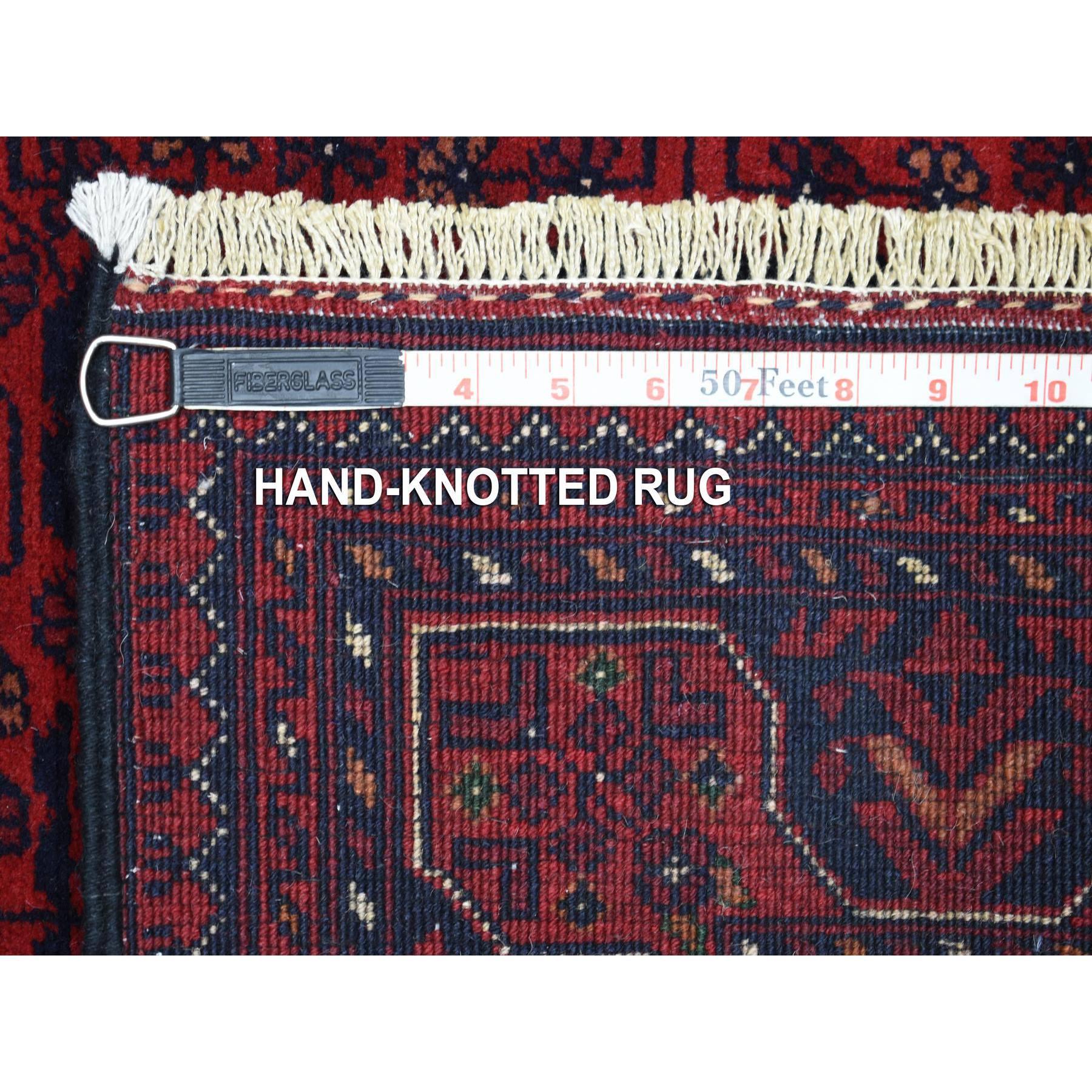 Tappeto Runner in lana afgana Knots Rugs 2'10 