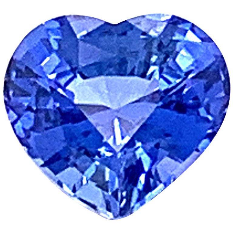 211 Carat Heart Shaped Blue Sapphire For Sale At 1stdibs Heart