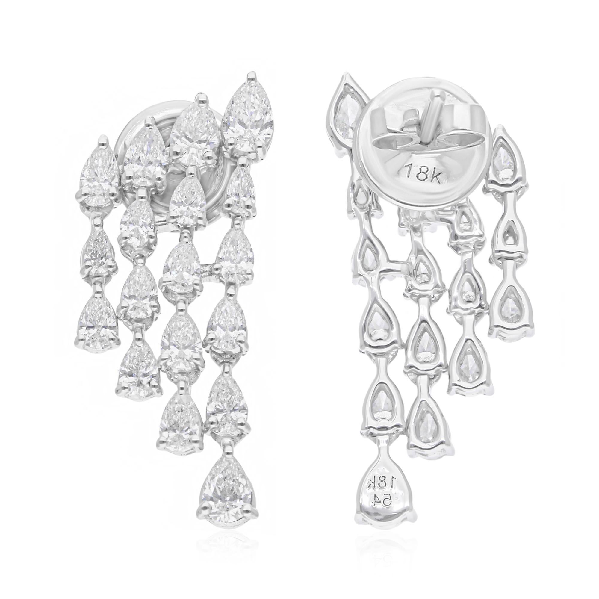 Cast from 14-karat gold, these exquisite earrings are handset with 2.11 carats of sparkling diamonds.

FOLLOW SPECTRUM JEWELS storefront to view the latest collection & exclusive pieces. Spectrum Jewels is proudly rated as a Top Seller on 1stdibs