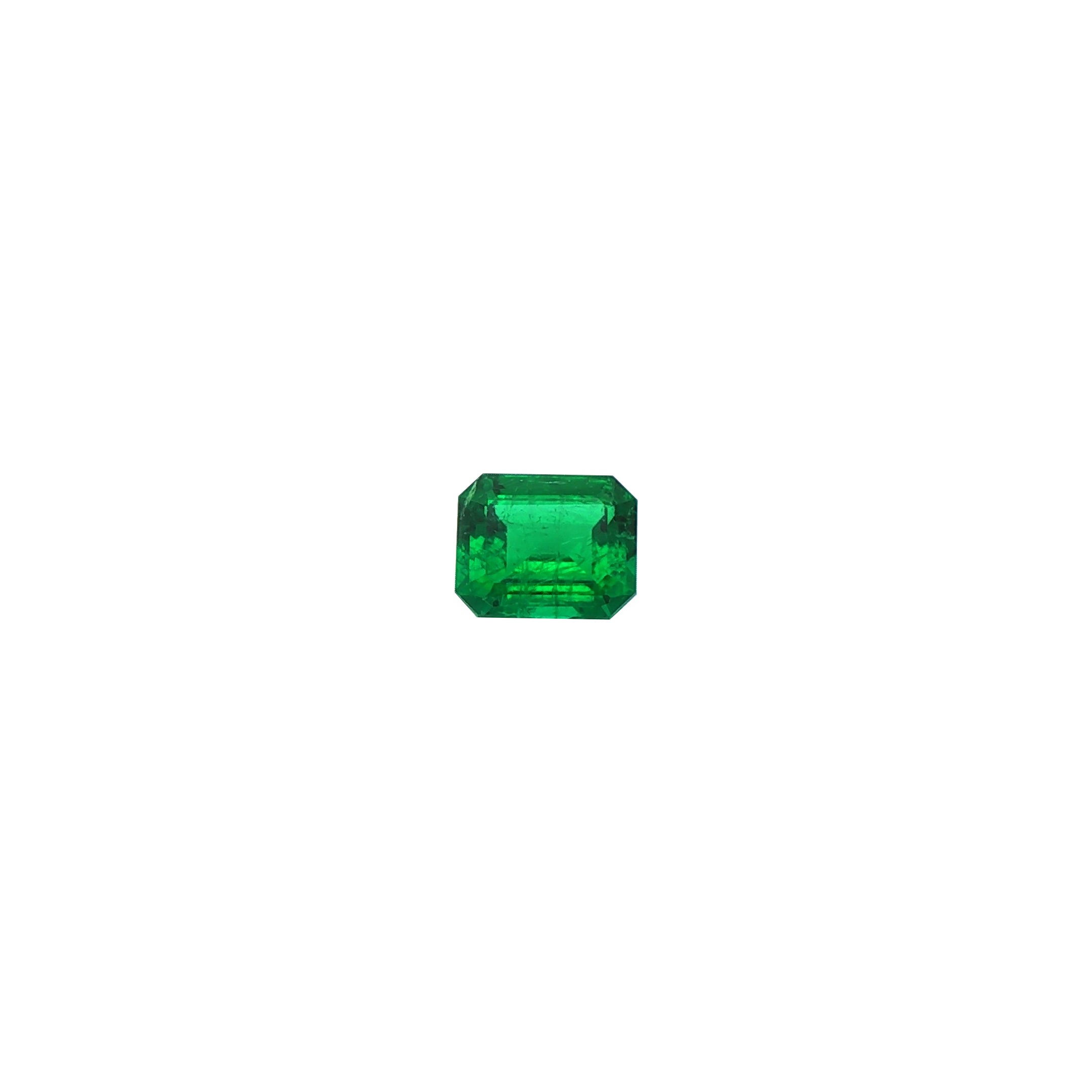 2.11 Carat Zambian Emerald – GRS Certified, Vivid Green