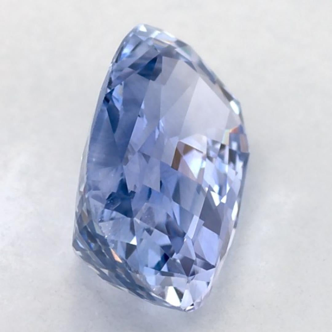 2.11 carati di zaffiro blu a cuscino, gemma sfusa in vendita 2
