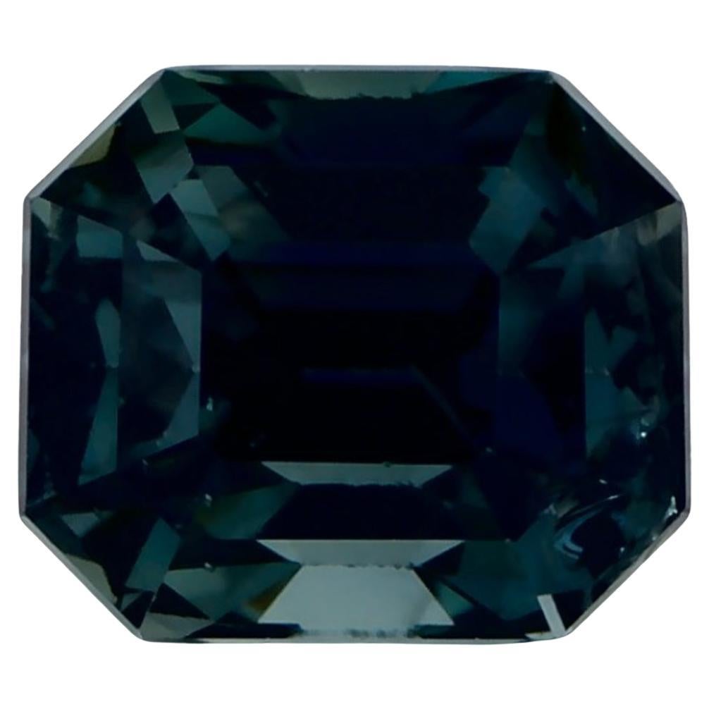 2.11 Ct Blue Sapphire Octagon Cut Loose Gemstone