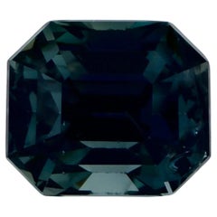2.11 Ct Blue Sapphire Octagon Cut Loose Gemstone