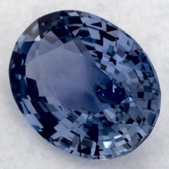 2.11 Karat Blauer Saphir Oval Loser Edelstein