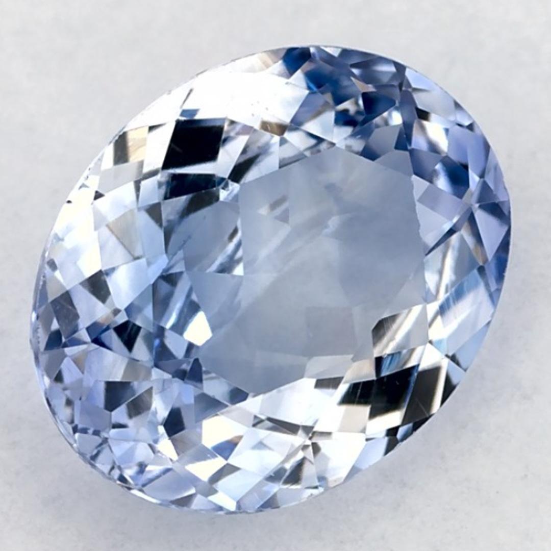 Taglio ovale 2.11 carati di zaffiro blu ovale sfuso in vendita