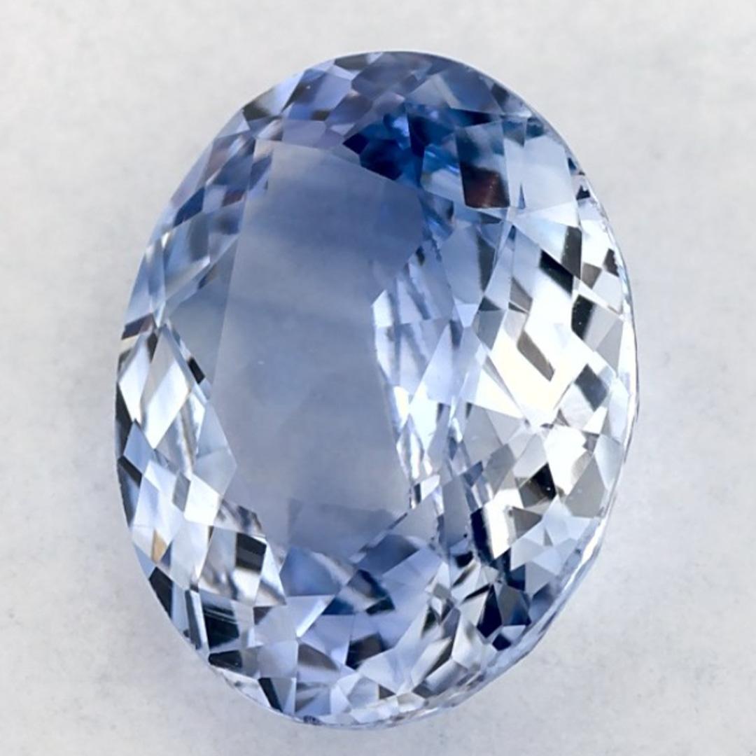 Donna 2.11 carati di zaffiro blu ovale sfuso in vendita