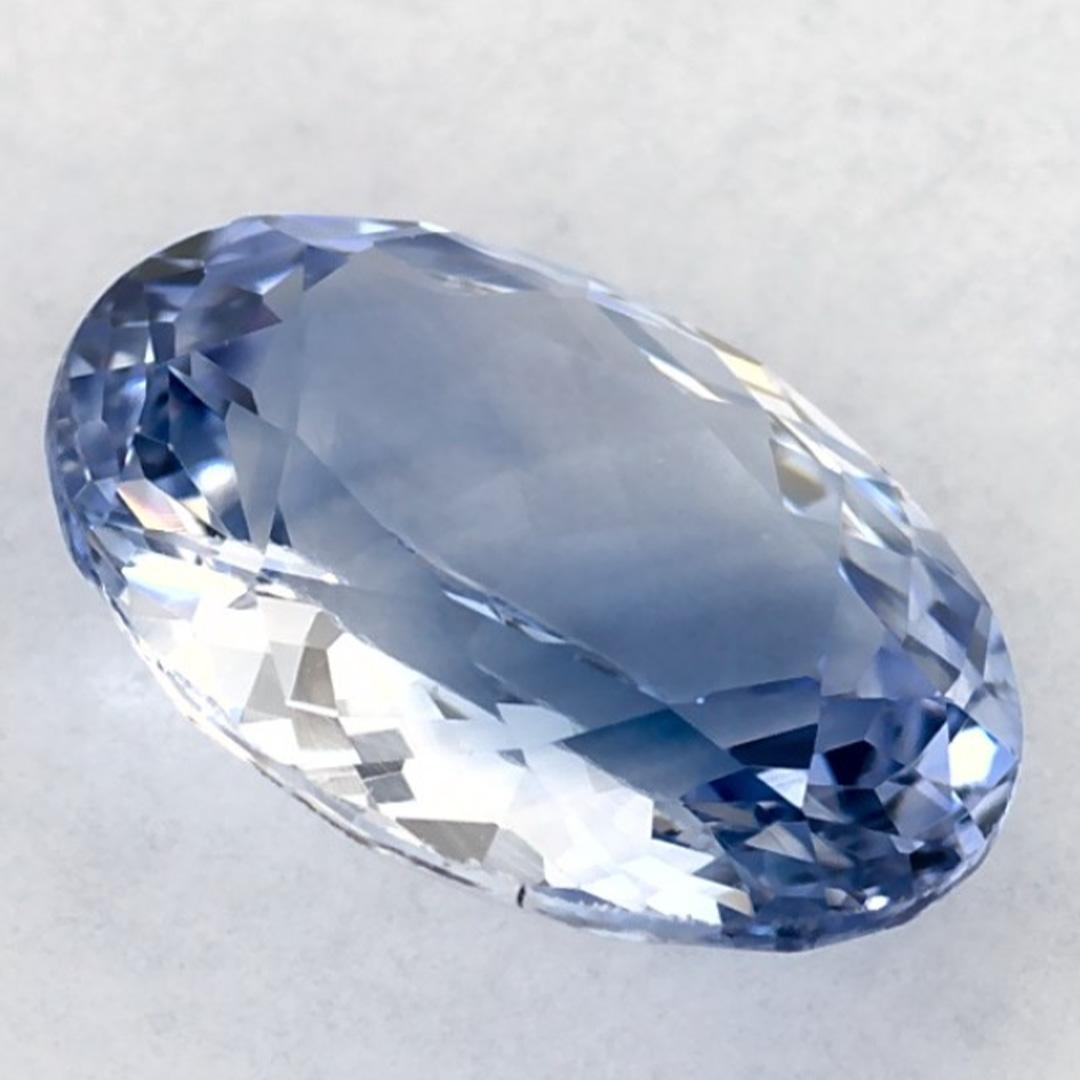 2.11 carati di zaffiro blu ovale sfuso in vendita 1