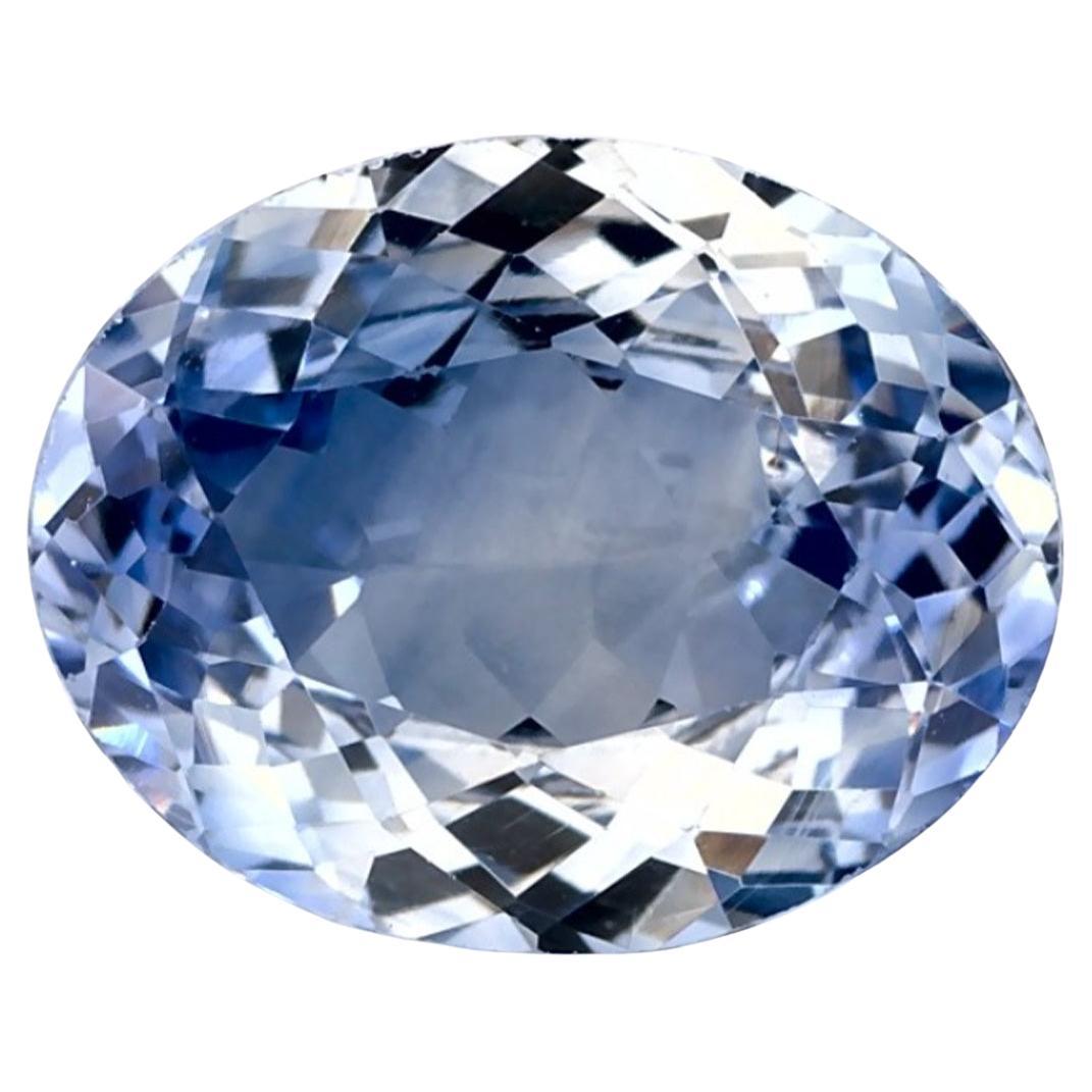 2.11 carati di zaffiro blu ovale sfuso