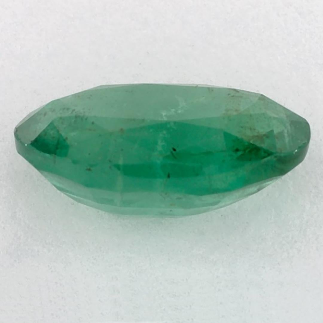 2.11 Karat Smaragd Oval Loser Edelstein im Zustand „Neu“ im Angebot in Fort Lee, NJ