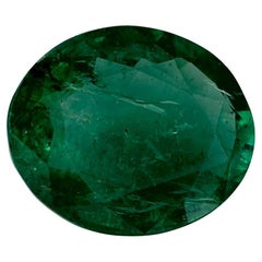 2.11 Ct Emerald Oval Loose Gemstone (pierre précieuse en vrac)