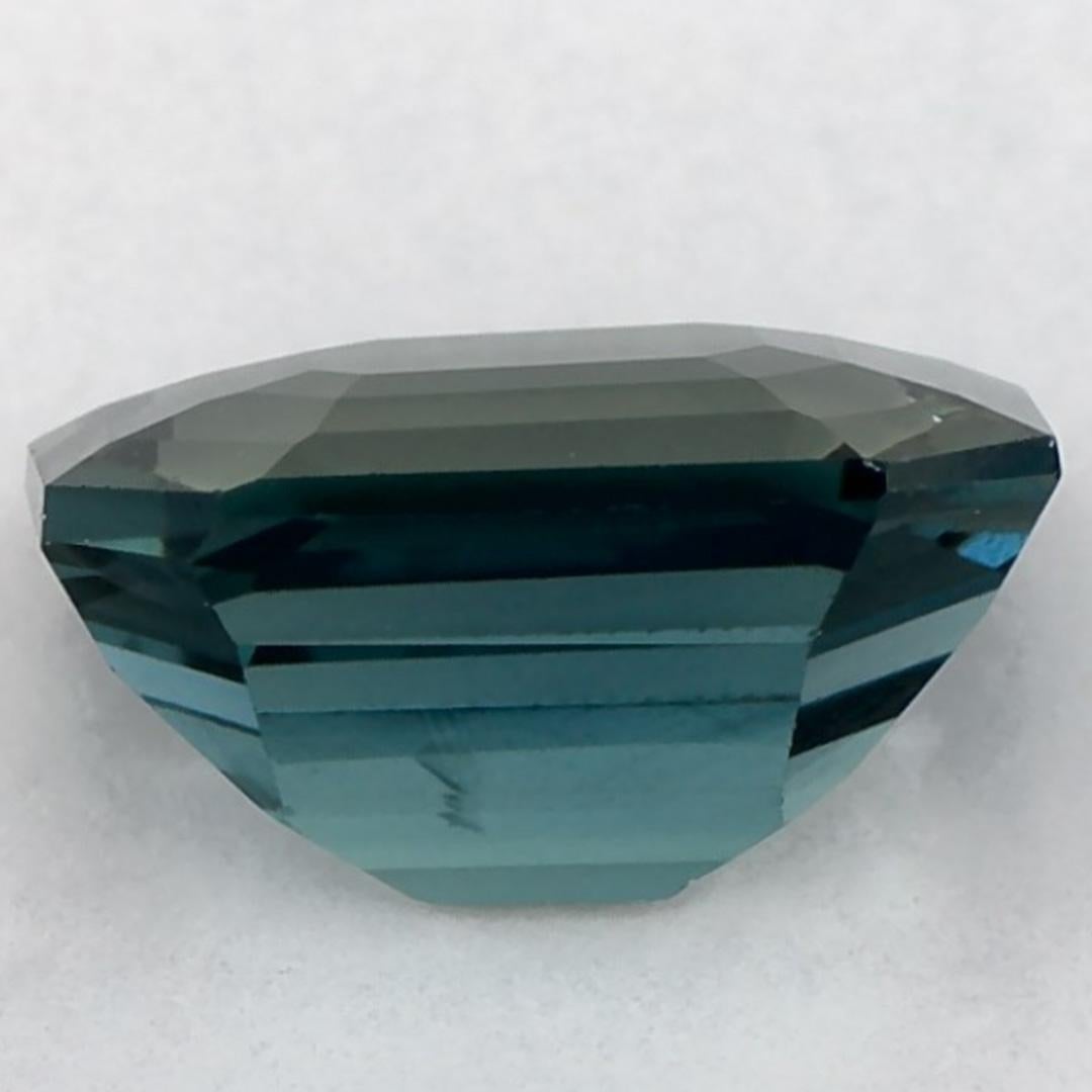 2.11 Ct Green Sapphire Octagon Cut Loose Gemstone In condizioni Nuovo in vendita a Fort Lee, NJ