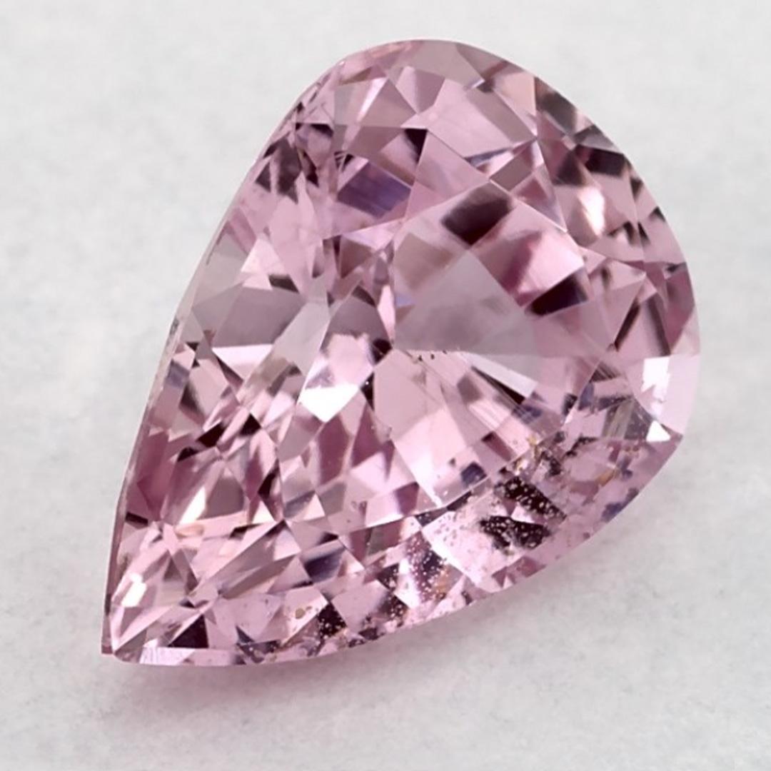 Taille poire 2.11 Ct Pink Sapphire Pear Loose Gemstone (pierre précieuse en vrac) en vente