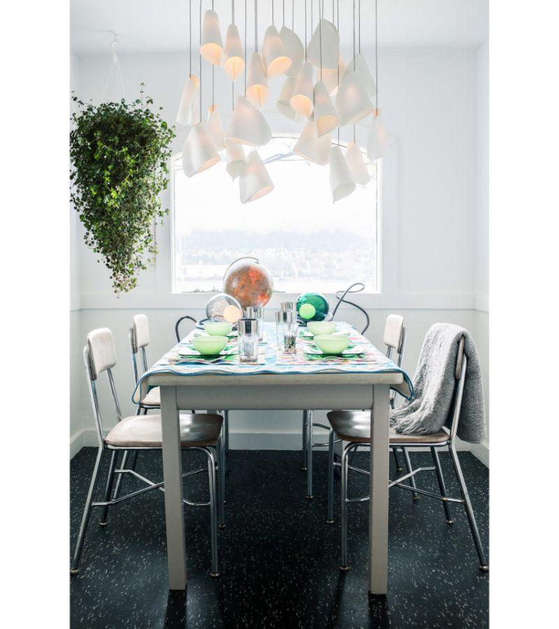 XXIe siècle et contemporain Lampe lustre en porcelaine 21.11 par Bocci en vente