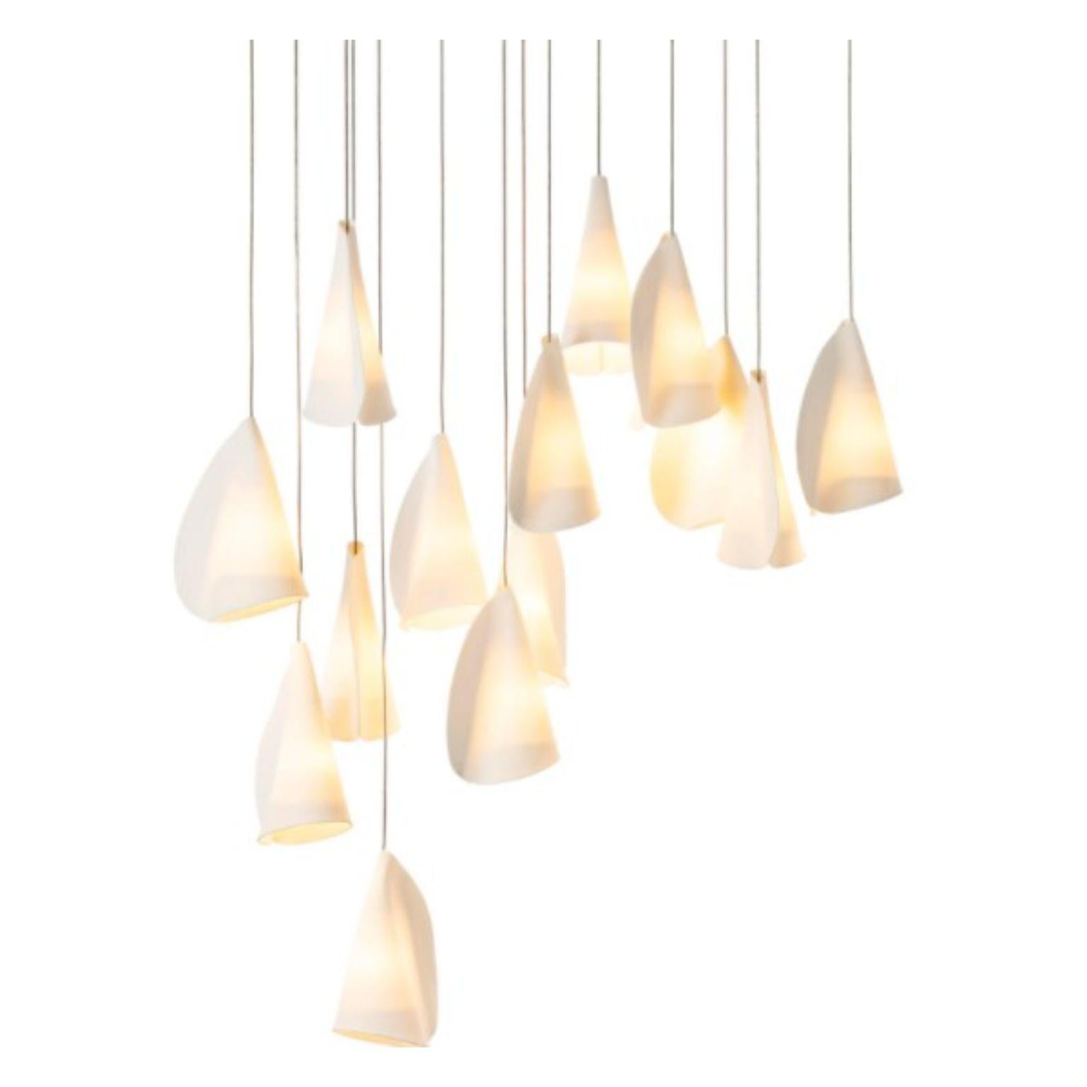 21.14 Pendant by Bocci
Dimensions: D 50.8 x H 300 cm
Materials: white powder, coated square canopy
Weight:17.7 kg
Also Available in different dimensions.

All our lamps can be wired according to each country. If sold to the USA it will be