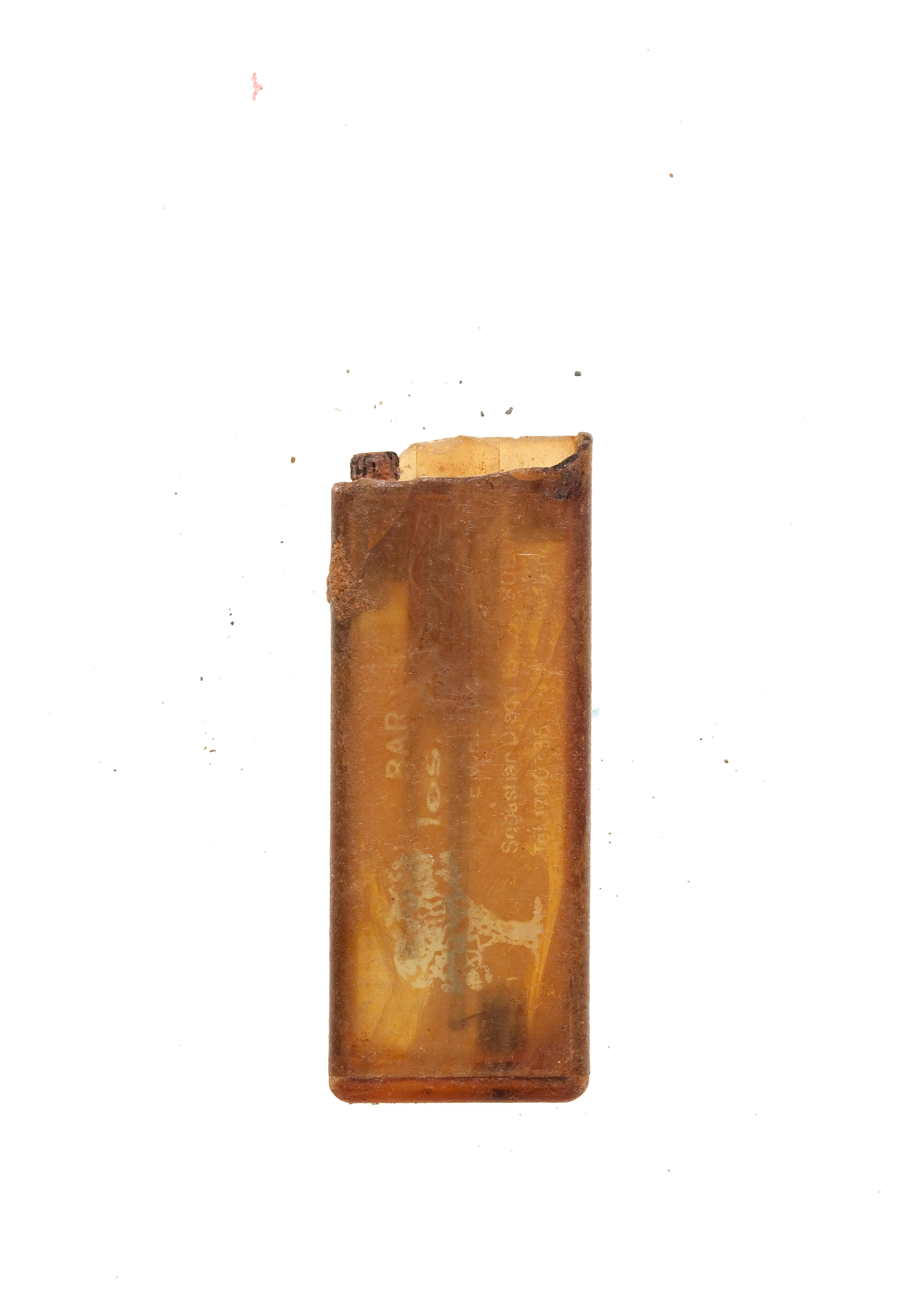 Paper 2119_Found-object photograph: lighter recovered on the coast of Menorca (Spain) For Sale