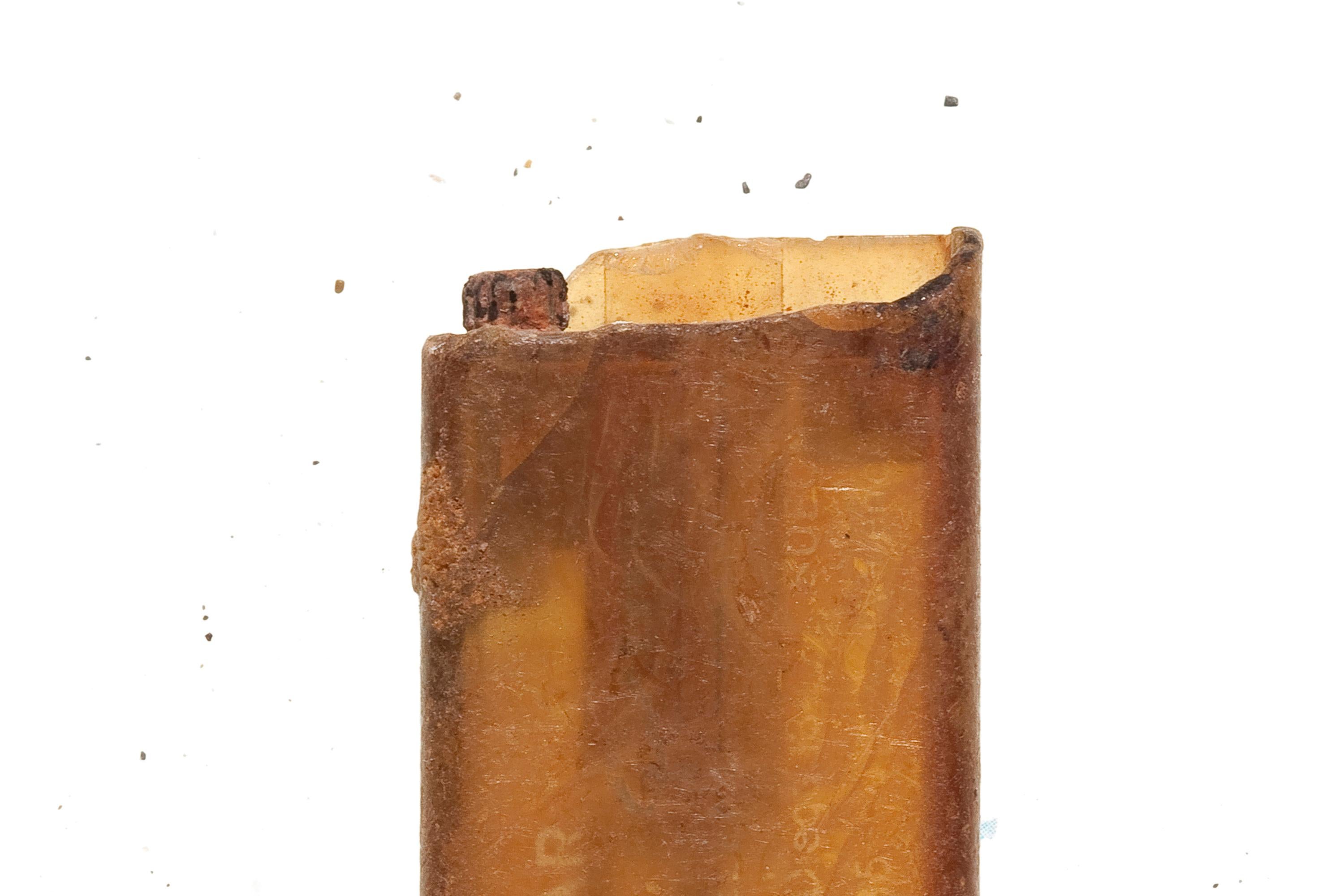 2119_Found-object photograph: lighter recovered on the coast of Menorca (Spain) For Sale 2