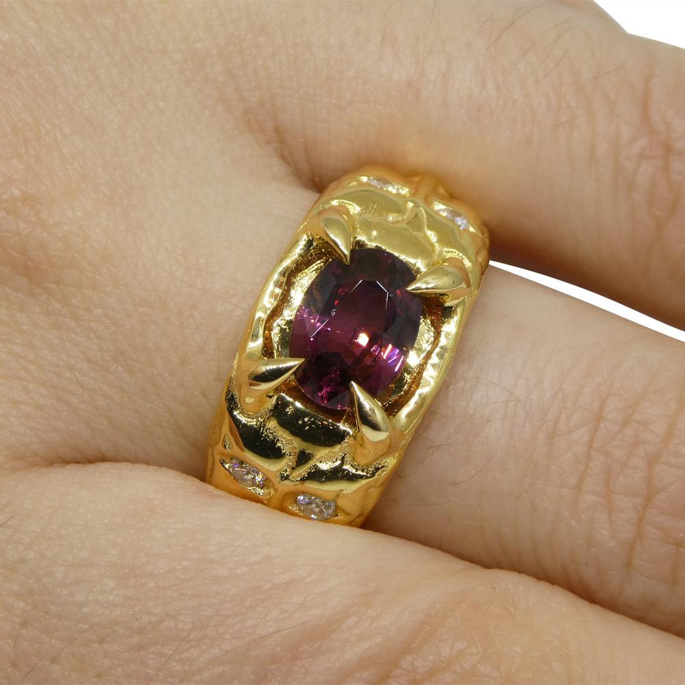 Description:

Gem Type: Spinel
Number of Stones: 1
Weight: 2.11 cts
Measurements: 9.12 x 6.92 x 4.51 mm
Shape: Oval
Cutting Style Crown: Brilliant Cut 
Cutting Style Pavilion: Step Cut
Transparency: Transparent
Clarity: Very Slightly Included: Eye