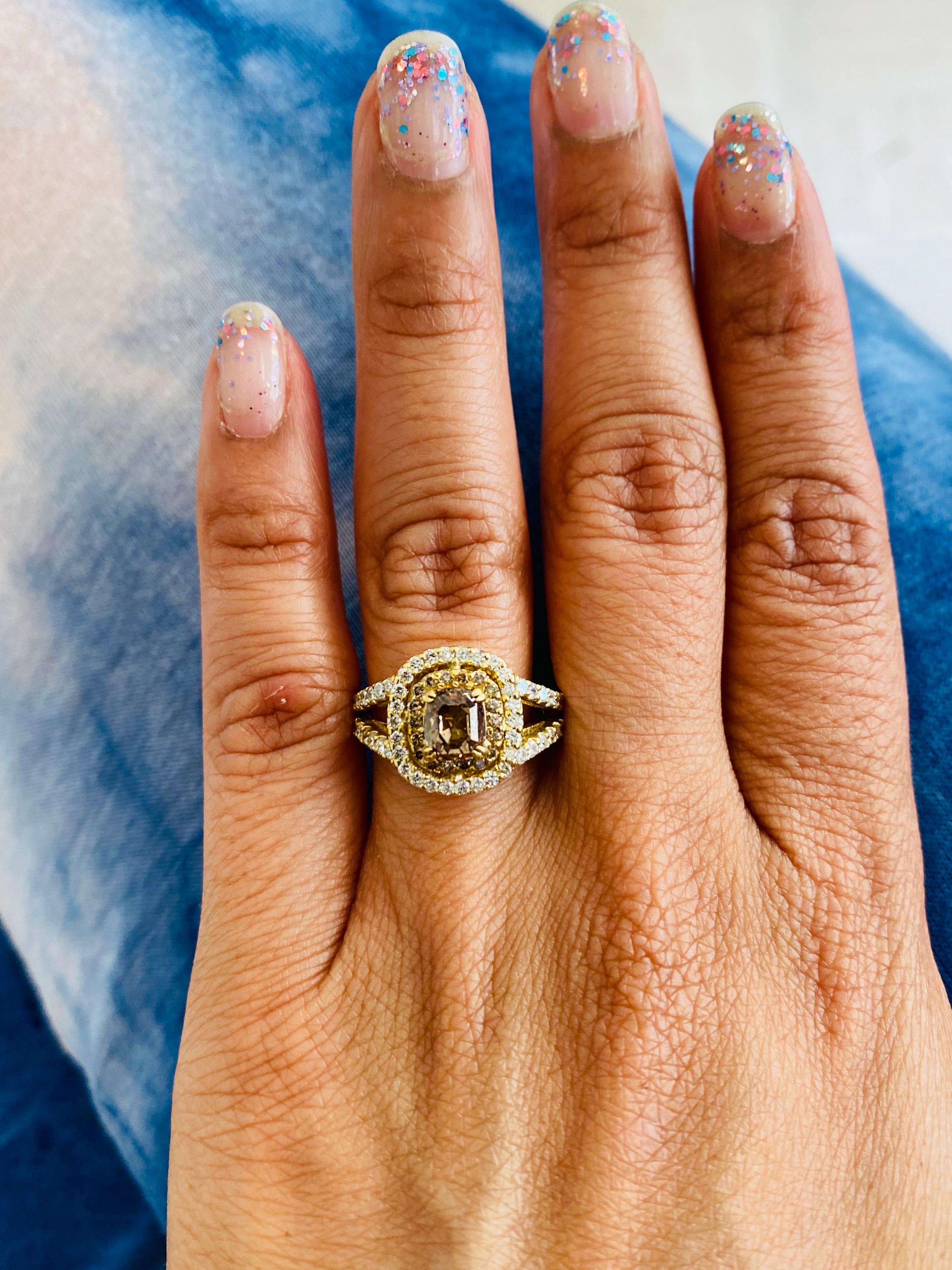 champagne gold ring vs yellow gold