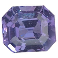 2.12 Carat Violet Blue Natural Spinel, Emerald Cut Loose Gemstone for Jewelry