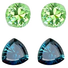 2.12 carats Tourmaline Earring Set Natural Afghan Faceted Gemstones