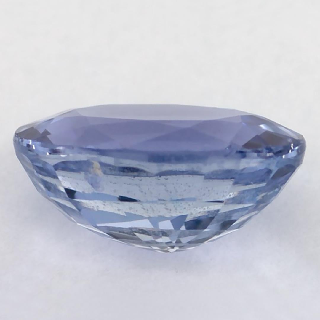 2.12 Ct Blue Sapphire Oval Loose Gemstone In New Condition For Sale In Fort Lee, NJ