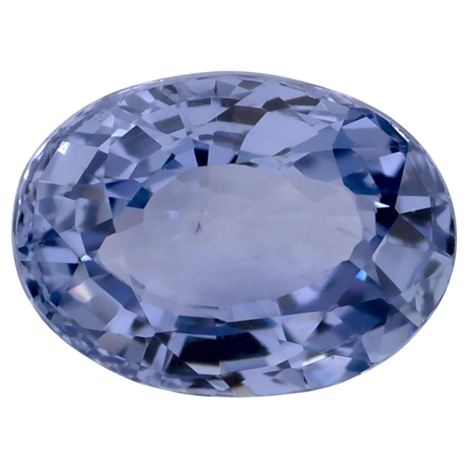 2.12 Ct Blue Sapphire Oval Loose Gemstone (Saphir bleu ovale en vrac) en vente