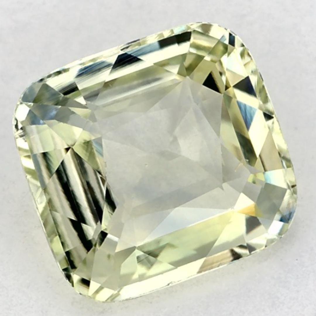 Taglio cuscino 2.12 Ct Zaffiro Verde Cuscino Gemma Sfusa in vendita