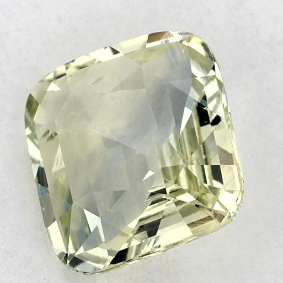 Donna 2.12 Ct Zaffiro Verde Cuscino Gemma Sfusa in vendita