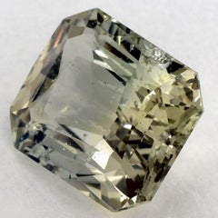 2.12 Ct Green Sapphire Octagon Loose Gemstone