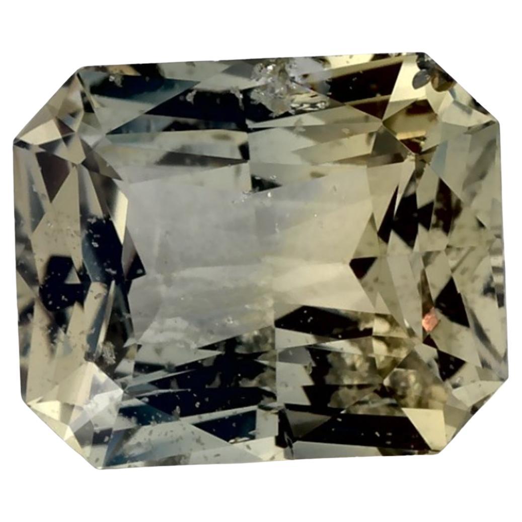 2.12 Ct Green Sapphire Octagon Loose Gemstone