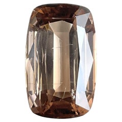 21.20 Carat Peach Tourmaline Cushion Faceted Cut Stone For Jewelry Natural Gem